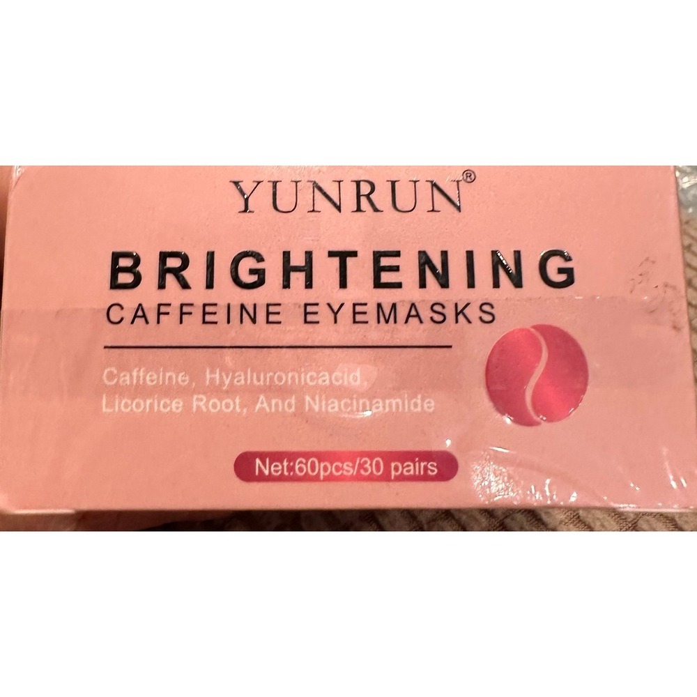 Brightening Under‎ Eye Mask - Hyaluronic Acid Eye Mask with Caffeine patches